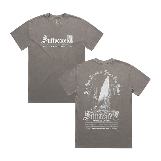 Suffocate Tee - Faded Grey